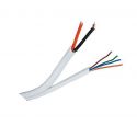 Bysecur BSC27226 100m coil of 6-wire Siamese alarm cable (4 x 0.22 + 2 x 0.75)