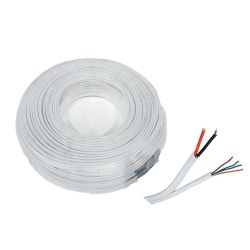 Bysecur BSC27226 100m coil of 6-wire Siamese alarm cable (4 x 0.22 + 2 x 0.75)