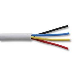 Bysecur BSC01249 Bobina 100 m de Cable de Alarma de 4 hilos