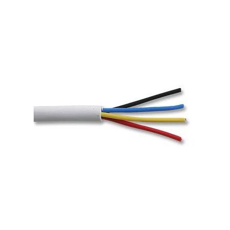 Bysecur BSC01249 Bobina 100 m de Cable de Alarma de 4 hilos