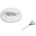 Bysecur BSC01623 Bobina 100 m de Cable de Alarma de 6 hilos