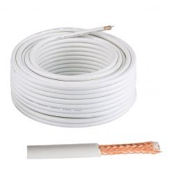 Bysecur BSC00801 100m Micro RG-59 Coaxial Cable Spool for CCTV