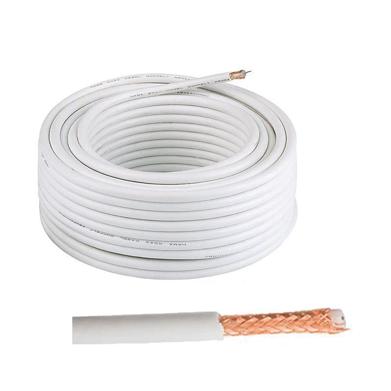 Bysecur BSC00801 100m Micro RG-59 Coaxial Cable Spool for CCTV