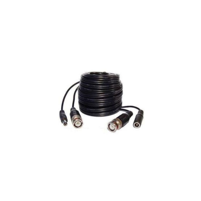 Bysecur BSC00194 Cable coaxial para cámaras de seguridad vídeo y alimentación, 20 m