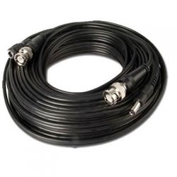 Bysecur BSC00860 Cable coaxial para cámaras de seguridad vídeo y alimentación, 30 m