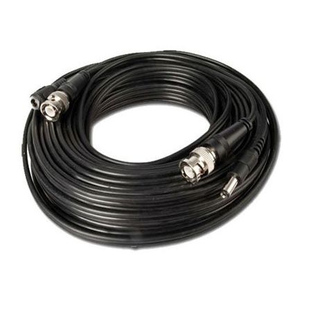 Bysecur BSC00860 Cable coaxial para cámaras de seguridad vídeo y alimentación, 30 m