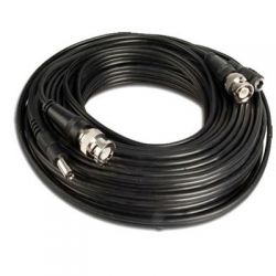 Bysecur BSC00195 Cable coaxial para cámaras de seguridad vídeo y alimentación, 40 m