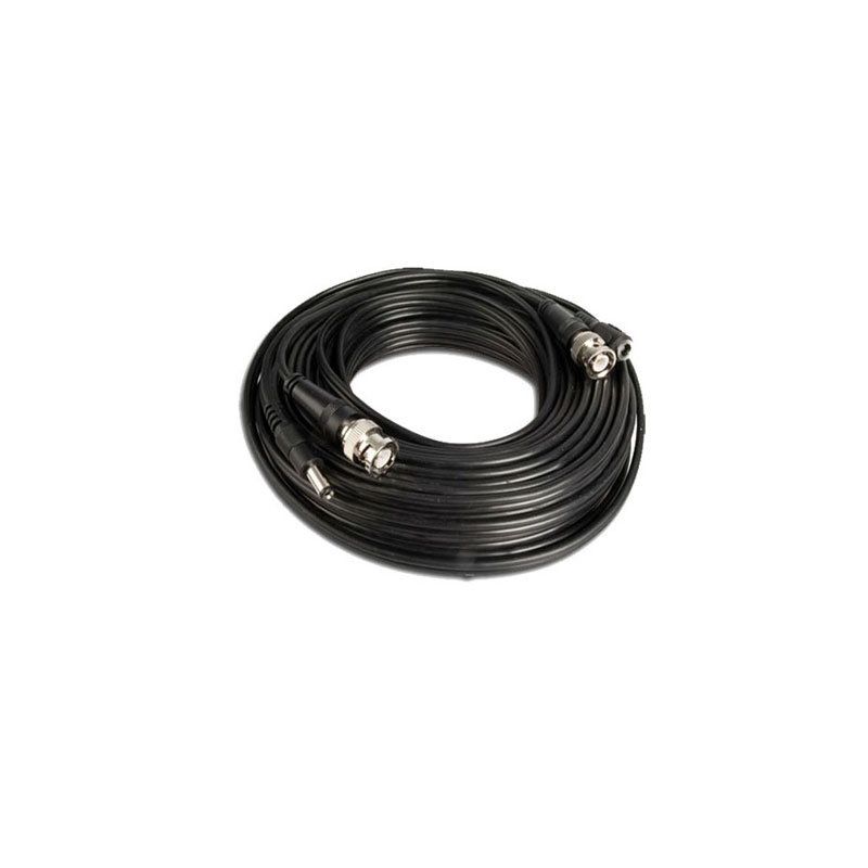 Bysecur BSC00195 Cable coaxial para cámaras de seguridad vídeo y alimentación, 40 m