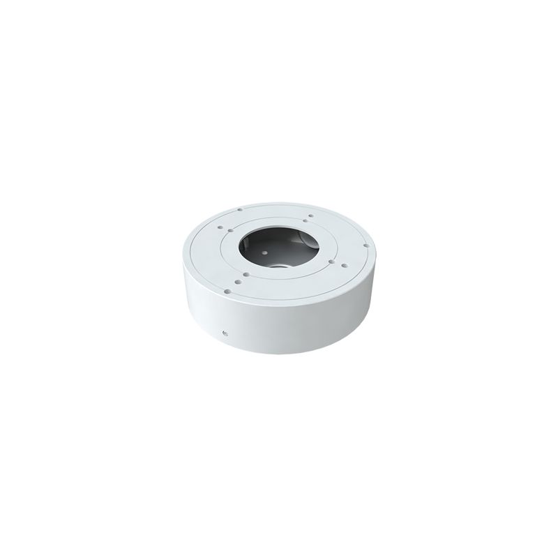 Tvt YXH0106 Boîtier de connexion pour caméras Aluminium Blanc IP65 plafond et mur 132x38,8mm TVT