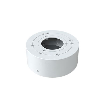 Tvt YXH0104 Connection box for cameras Aluminum White IP65 ceiling and wall 96x38.8mm TVT