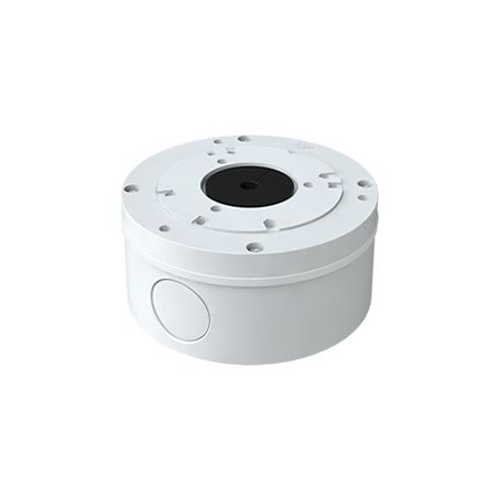 Tvt YXH0103 Boîtier de connexion pour caméras en aluminium. Blanc. IP65. Plafond et mur 112x55mm TVT