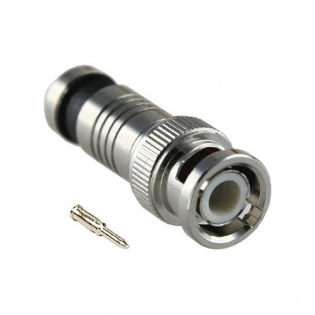 Bysecur BSC01694 Conector BNC macho de compresión cable coaxial RG59