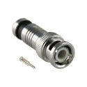 Bysecur BSC01694 Conector de compressão macho BNC cabo coaxial RG59