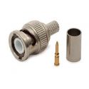 Bysecur BSC00131 Conector BNC macho para crimpar cabo RG-59 para câmeras de vigilância