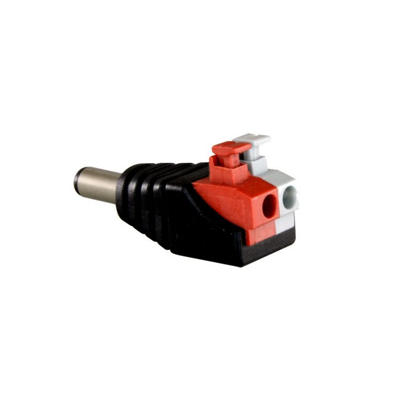 Bysecur BSC23359 Conector DC macho de fácil conexionado