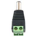 Bysecur BSC00942 Standard male DC connector with 2-terminal +/- output for power supply