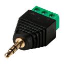 Bysecur BSC03121 Conector Jack 3.5 mm Estéreo con salida +/- de 2 terminales