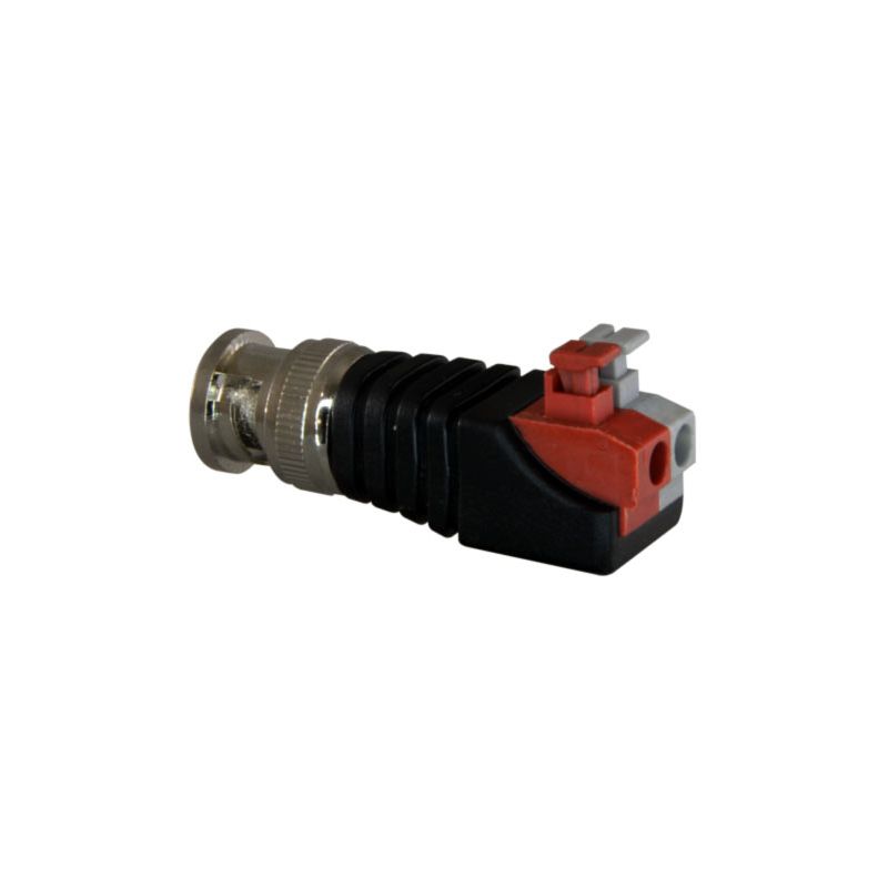 Bysecur BSC23361 Conector de video BNC macho de fácil conexionado