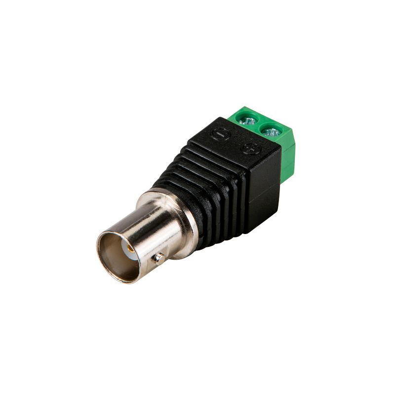 Bysecur BSC23362 BNC female video connector with 2-pin +/- output