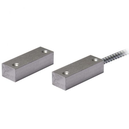 Bysecur alarms CTC005 Contacto electromagnético cableado aluminio cable protegido cero Montaje superficie puertas…