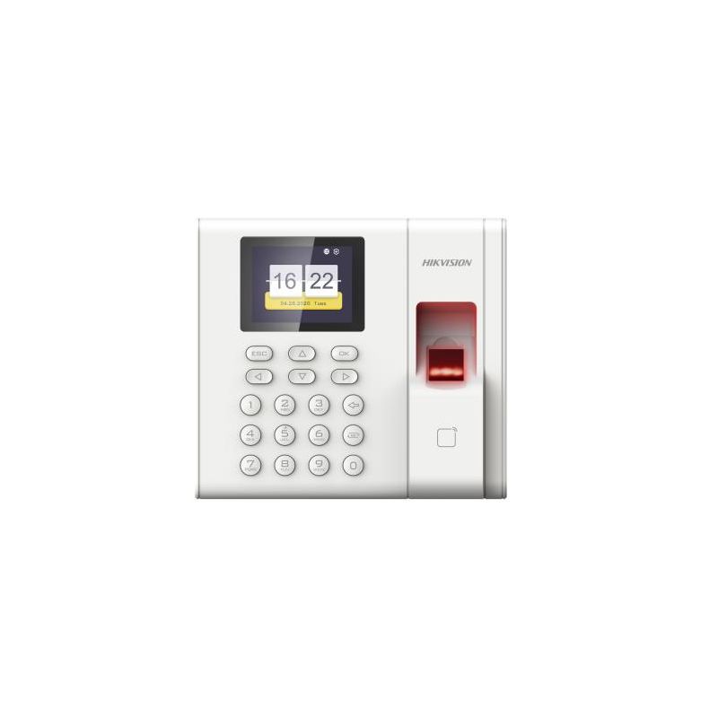 Hikvision access control DS-K1A8503EF Control de presencia Hikvision. Huella, tarjeta EM y teclado