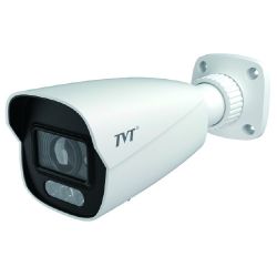 Tvt TD-9422S4-C(D/FZ/PE/AW3) Câmera IP Bullet 2MP 2.8-12mm Iluminação Dupla IR50 Luz Branca 40m IP67 Áudio