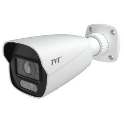 Tvt TD-9442C3H(PE/WR2) 4MP IP Bullet Camera 2.8mm IP67 VCA White Light 30m MicroSD Audio MIC Alarm TVT