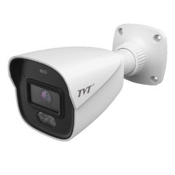 Tvt TD-9441S4-C(D/PE/AW2) Câmera bullet IP 4MP com iluminação dupla 30m IP67 MIC de áudio