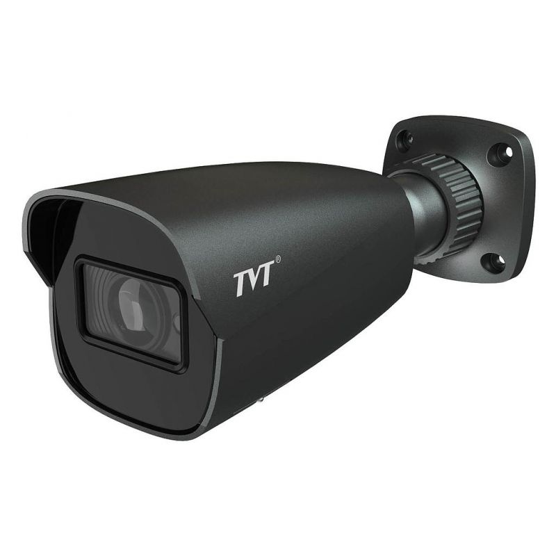 Tvt TD-9442S4-G(D/AZ/PE/AR3) 4MP IP Bullet Camera Motorized Lens 2.8~12mm WDR120 Audio Black TVT