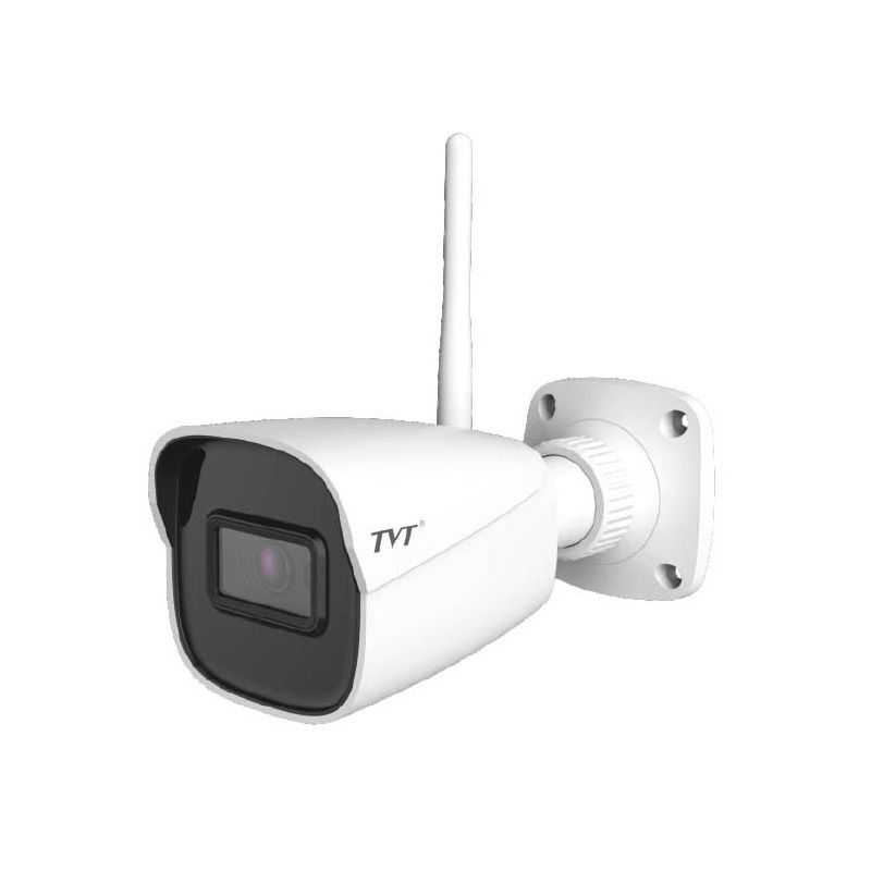 Tvt TD-9441S4(D/PE/WF/AR2) Cámara Bullet WiFi IP 4MP 2.8mm IR30 VCA IP67 WDR120 Audio PoE TVT