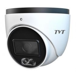 Tvt TD-9524C2(PE/WR2) Caméra dôme IP 2MP 2,8 mm MIC IP67 couleur 24h/24 et 7j/7 TVT