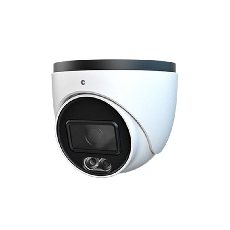 Tvt TD-9524S4-C(D/PE/AW2) 2MP 2.8mm IP67 Dome Camera Dual Lighting 30m. Audio MIC P2P