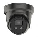 Hikvision pro DS-2CD2386G2-ISU/SL(2.8MM)(C)/BLACK Câmera Dome IP 4K 2,8 mm IP67 Luz estroboscópica e alarme AcuSense…