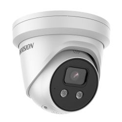 Hikvision pro DS-2CD2386G2-ISU/SL(2.8MM)(C) Caméra dôme IP 4K 2,8 mm IP67 Lumière stroboscopique et alarme AcuSense…