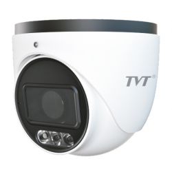 Tvt TD-9545C2(D/AZ/PE/AW3) Câmera IP Dome 4MP 2.8-12mm Iluminação Dupla Luz Branca IR40 WDR120 Áudio MIC IP67 TVT