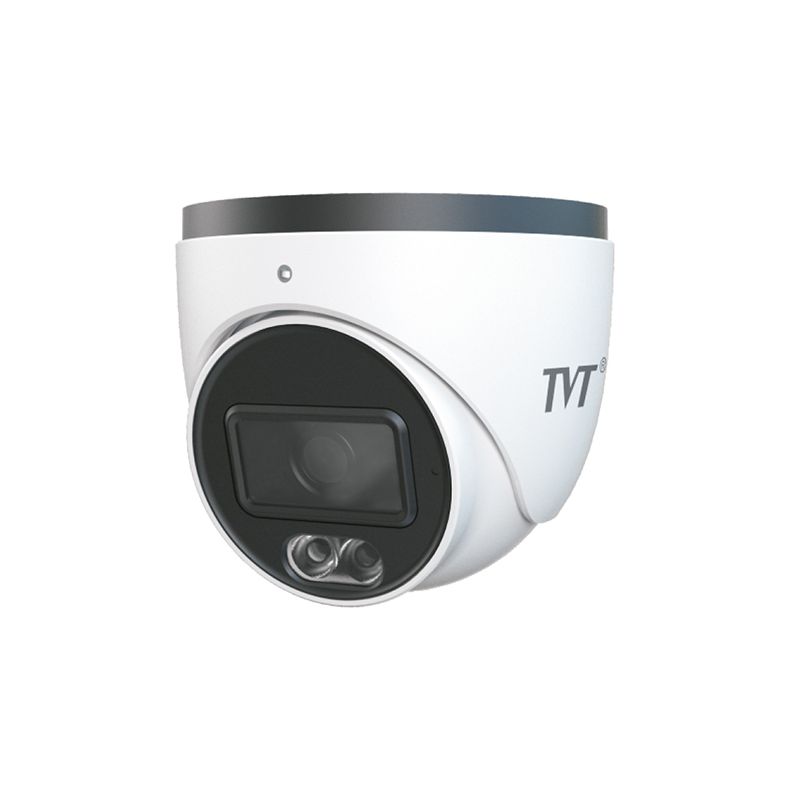 Tvt TD-9544C2(PE/WR2) Caméra dôme IP 4MP 2,8 mm polychrome IR30 IP67 Audio MIC TVT