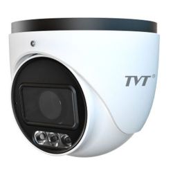 Tvt TD-9545C3H(PE/WR3) Caméra dôme IP 4MP 2,8 mm IP67 VCA Lumière blanche 30 m MicroSD Audio MIC TVT Alarme