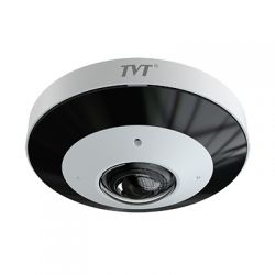 Tvt TD-9568E3B-A(D/PE/AR1) Caméra panoramique IP Fisheye 6MP 1,65 mm IR20 I/O alarme audio MIC P2P