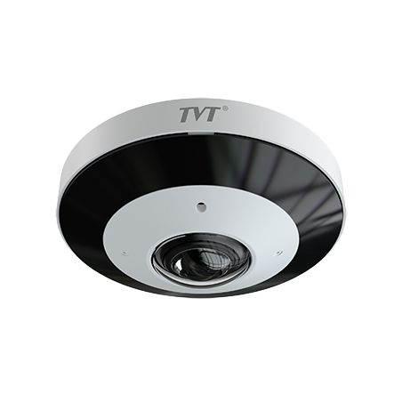 Tvt TD-9568E3B-A(D/PE/AR1) Cámara Fisheye panorámica IP 6MP 1.65mm IR20 E/S Audio Alarma MIC P2P