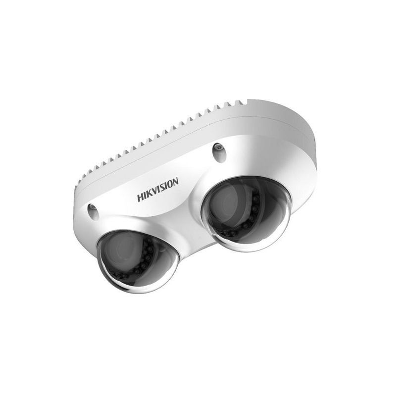 Hikvision pro DS-2CD6D82G0-IHS(2.8MM) Caméra bidirectionnelle PanoVu 8MP WDR120 Chauffage intégré PoE IP67 IK10 MIC…