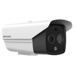 Hikvision thermal DS-2TD2628-10/QA/GLT Cámara bullet IP biespectro óptico 8mm y térmico 9.7mm 4G IR y luz blanca 30m…