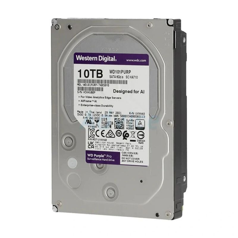 Western digital WD101PURP Disco Duro de 10 Tb (10240 Gb) Western Digital Purple