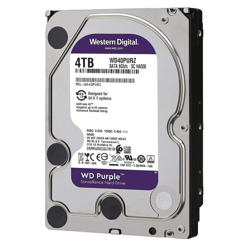 Western digital WD43PURZ 4TB (4048GB) Western Digital Purple Hard Drive