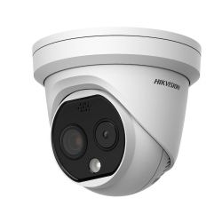 Hikvision thermal DS-2TD1217-2/QA Dôme IP optique/thermique bi-spectre 4MP 1,8/2 mm IR15m Lumière blanche 30 m E/S…