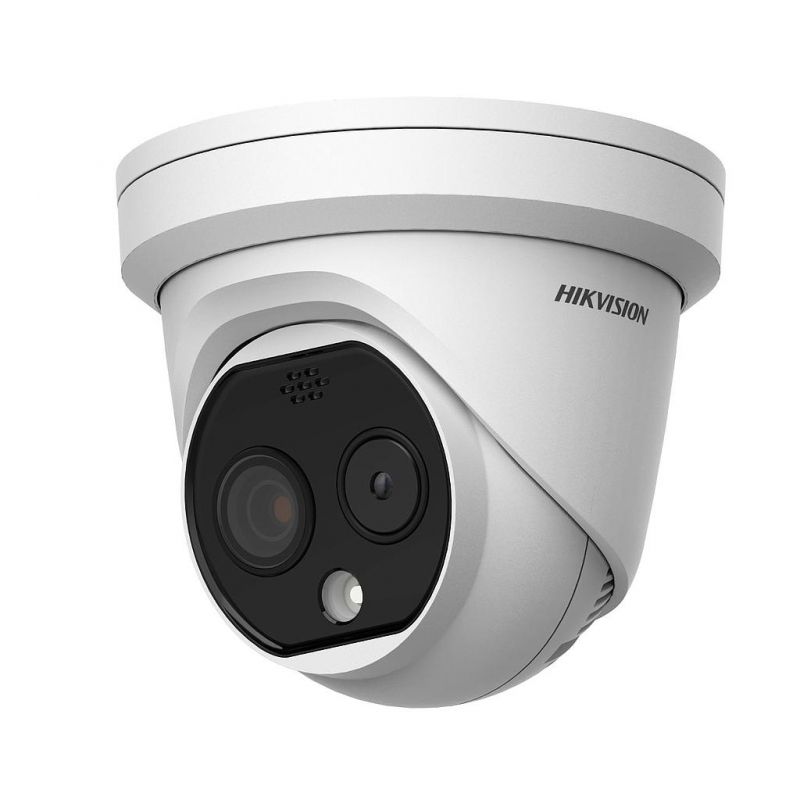 Hikvision thermal DS-2TD1217-2/QA Dome IP óptica/térmica bi-espectro 4MP 1.8/2mm IR15m Luz branca 30m I/O Alarme de…