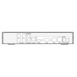 Tvt TD-2104NS-HC-H Enregistreur DVR 5en1 4CH + 2IP 5MP E/S Audio 1HDD TVT