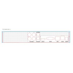 Tvt TD-2004NS-HL-L Grabador DVR 5en1 4CH 1080 + 2IP 2MP 1xHDD E/S Audio TVT