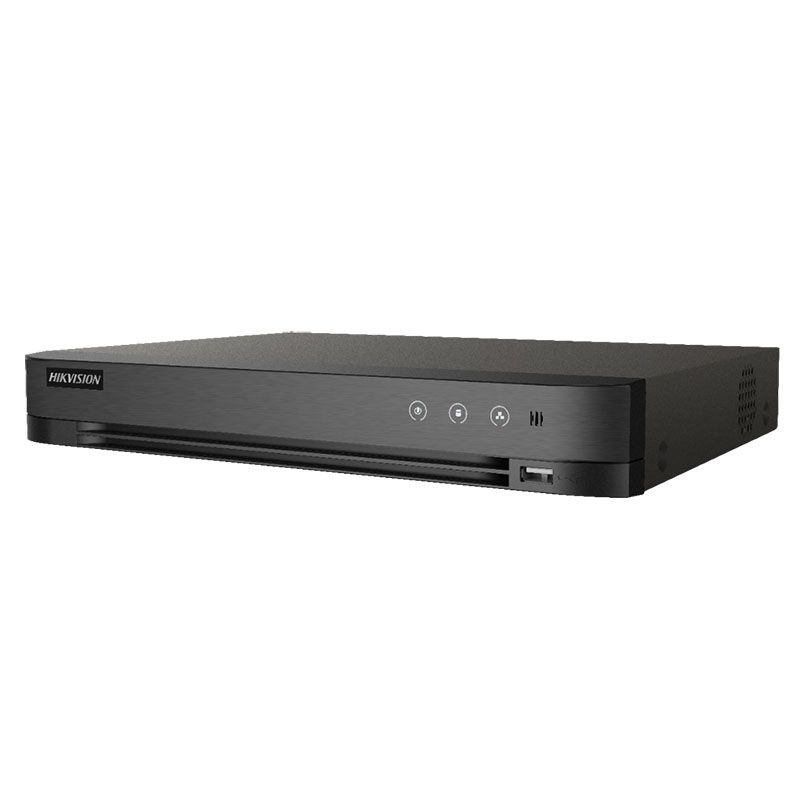 Hikvision pro IDS-7204HUHI-M1/FA(C) Grabador DVR 5en1 4CH 8MP + 4CH IP 4MP AcuSense 1U H.265 1HDD E/S Audio Face…