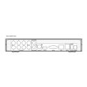 Tvt TD-2108NS-HC-H Enregistreur DVR 5en1 8CH + 4IP 5MP E/S Audio 1HDD TVT