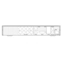 Tvt TD-2108NS-HP-H Gravador DVR 5 em 1 8CH 8MP + 8IP 8MP E/S Áudio 1HDD TVT